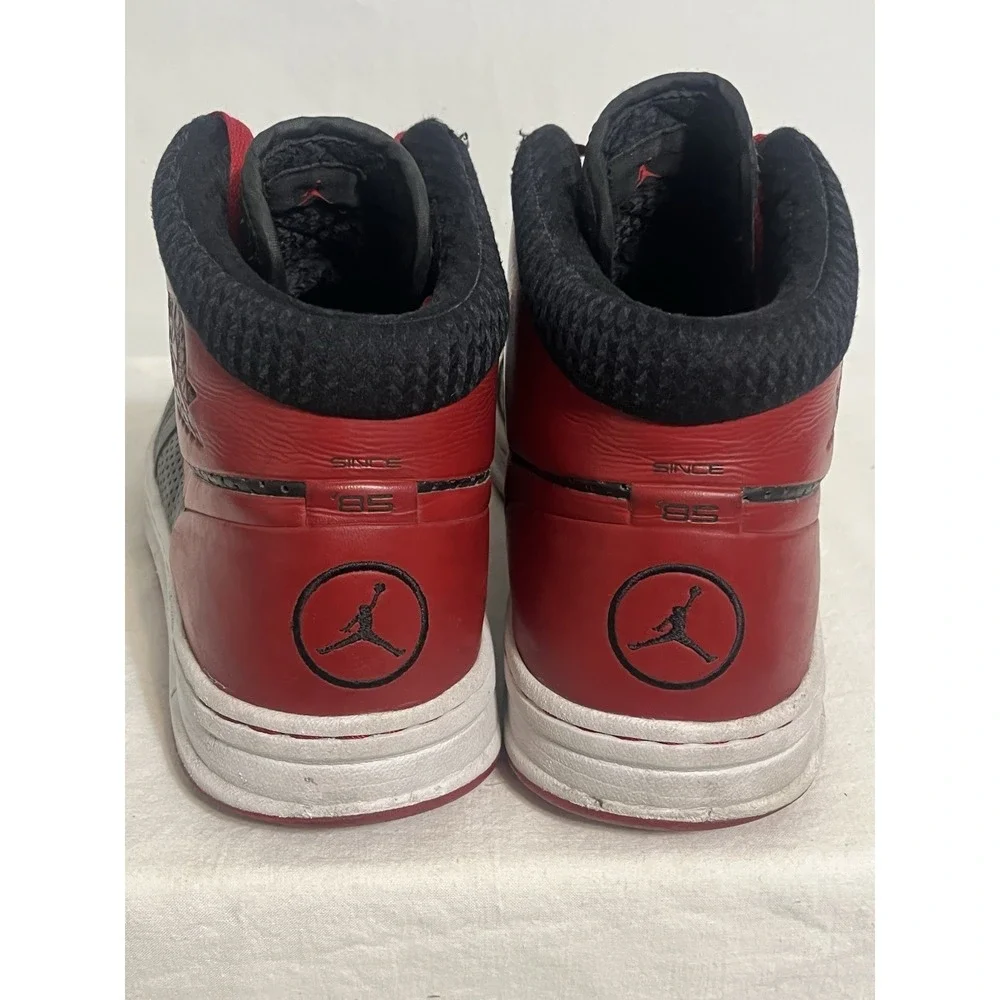 Nike Air Jordan 1 Alpha Bred - Black / Red- Men's Size 13- 392813-002 Zoom